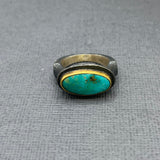 OVAL TURQUOISE RING