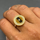 TIGER EYE SUN RING