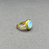 KAZAKHSTAN TURQUOISE DIAMOND RING