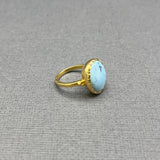 KAZAKHSTAN TURQUOISE GOLD RING