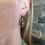 RUBY GOLD EARRINGS