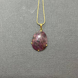 LARGE RUBY PENDANT