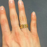 TRIPLE GOLD BAND RING