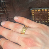 TRIPLE GOLD BAND RING
