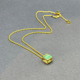 EMERALD GOLD NECKLACE