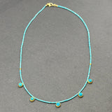 TURQUOISE ON TURQUOISE NECKLACE