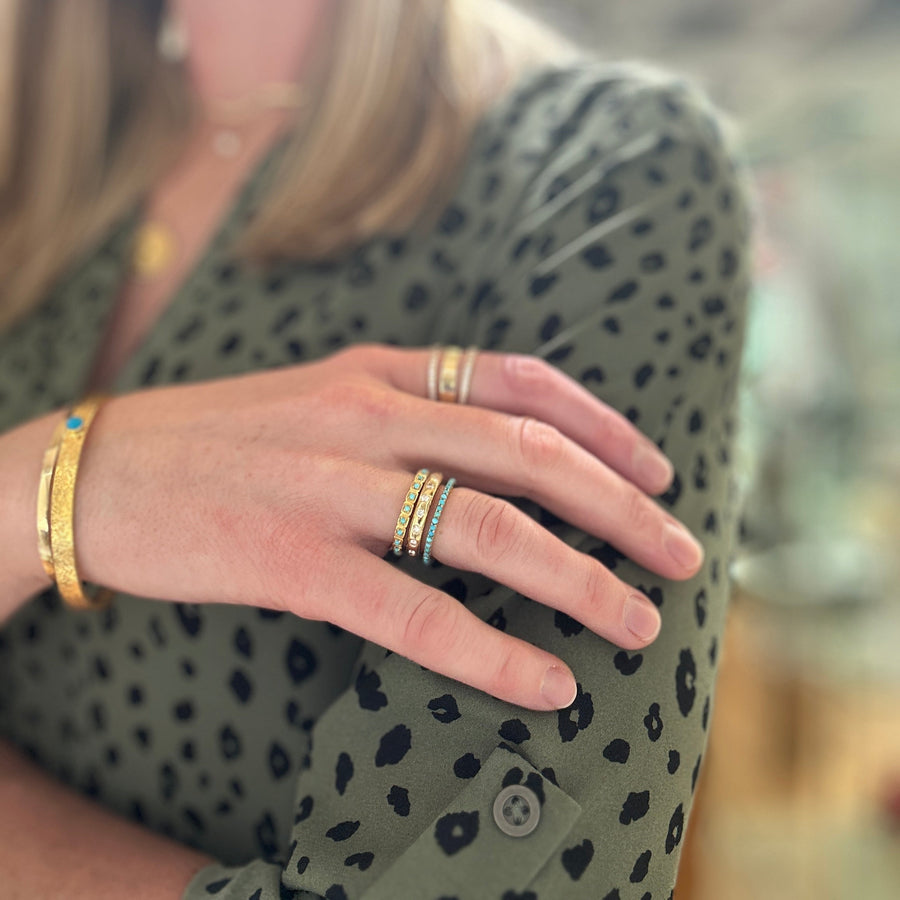 TURQUOISE 14KT GOLD RING
