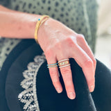 ROUND TURQUOISE 14KT GOLD RING