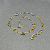 TANZANITE AND DIAMOND SUN LINK NECKLACE