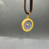 TANZANITE AND DIAMONDS SUN MAG PENDANT