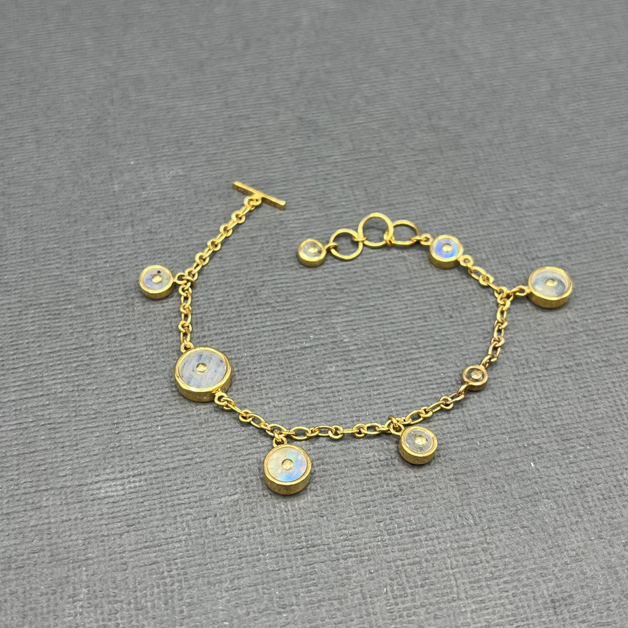 MULTI SUN MOONSTONE BRACELET