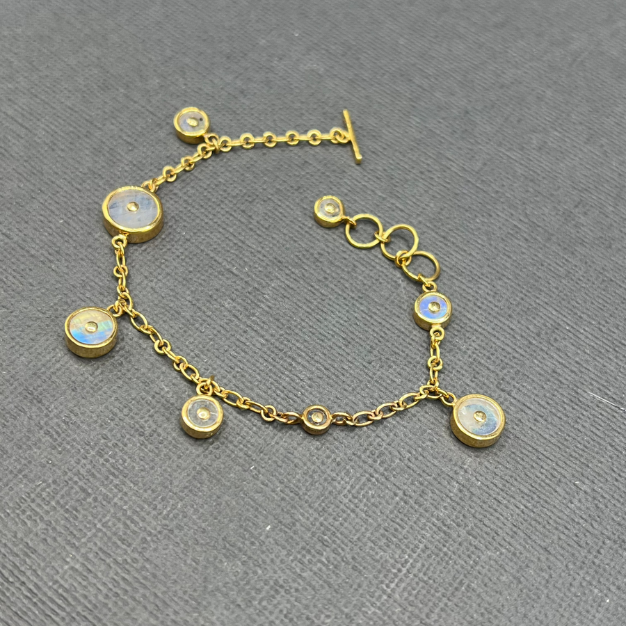 MULTI SUN MOONSTONE BRACELET