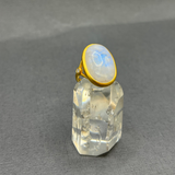 MOONSTONE AND DIAMOND RING (Copy)
