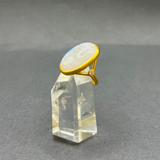 MOONSTONE AND DIAMOND RING (Copy)