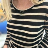 AMENA GEMSTONE CHARM NECKLACE