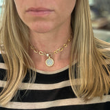 HANDMADE 14KT HAMMERED CHAIN