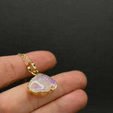 MOONSTONE CLOUD AND DIAMOND PENDANT