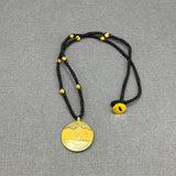 TETON MEDALLION 14KT WITH STAG