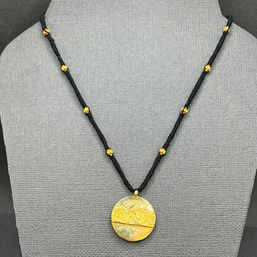 TETON MEDALLION 14KT WITH STAG