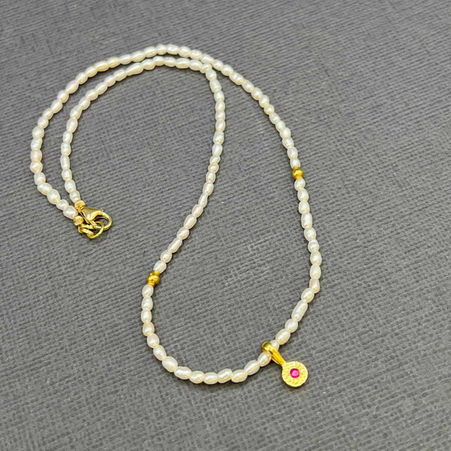 PEARL BEADED CHOKER