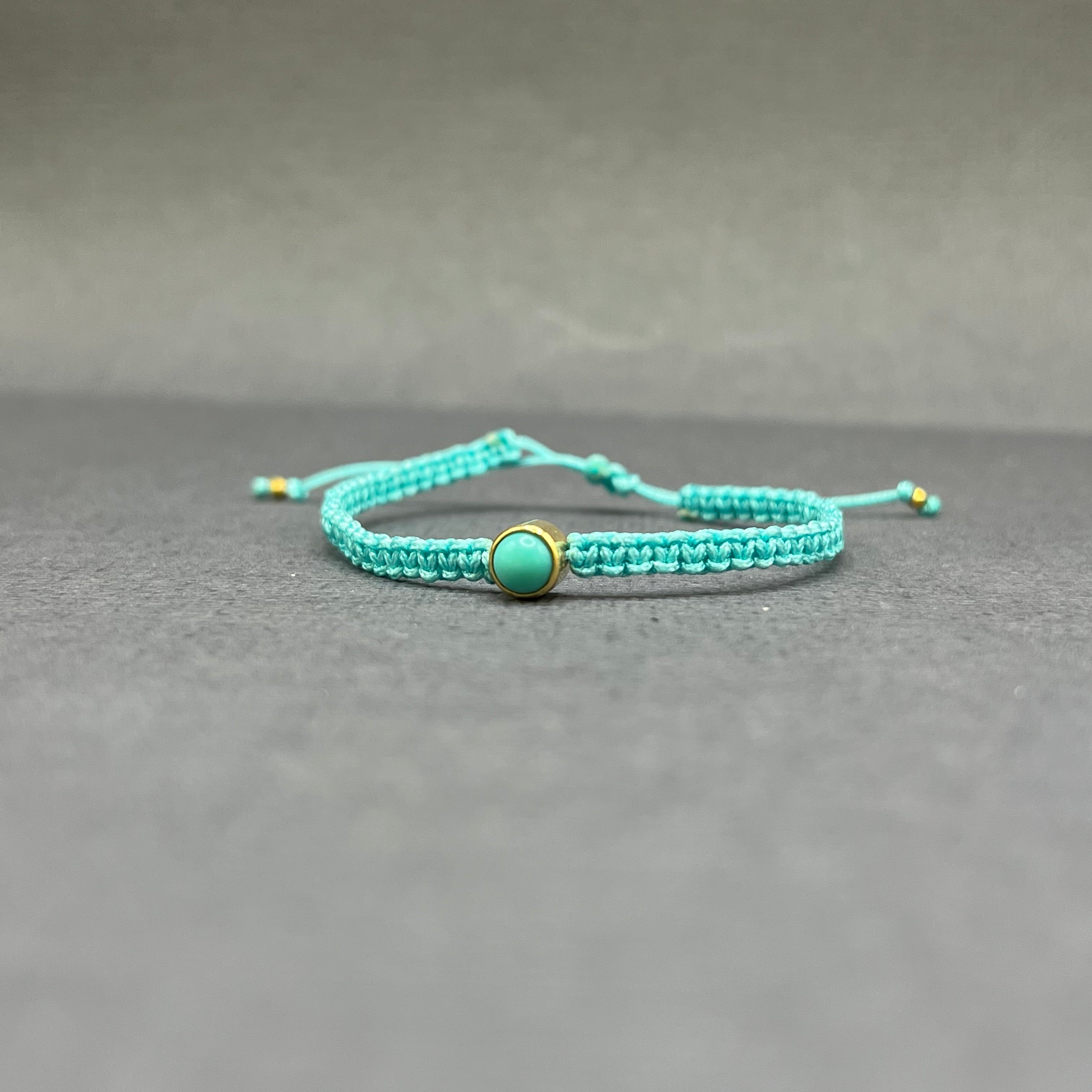 GEMSTONE MACRAME BRACELET