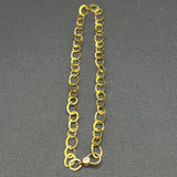 HANDMADE 14KT HAMMERED CHAIN