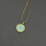 MOONSTONE SUN NECKLACE