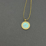 MOONSTONE SUN NECKLACE