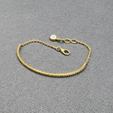 AQUAMARINE PEVA MEDIO BRACELET