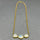 MOONSTONE TRIO CHOKER NECKLACE