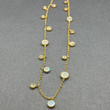 MOONSTONE MULTI CHARM NECKLACE