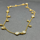 MOONSTONE MULTI CHARM NECKLACE