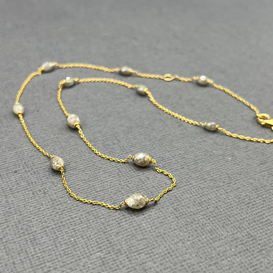 DIAMOND BEADS PRINCESS NECKLACE
