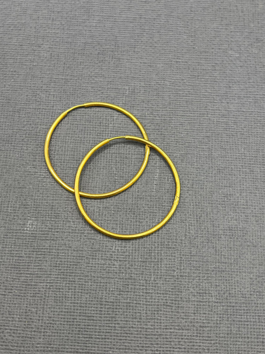 INFINITE GOLD HOOPS