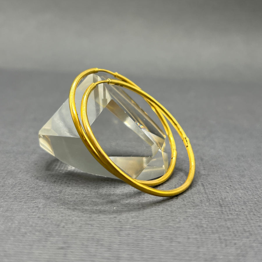 INFINITE GOLD HOOPS