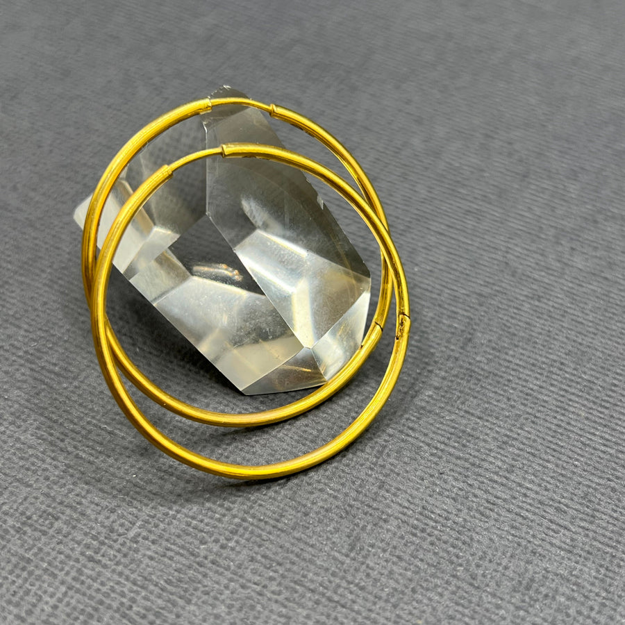INFINITE GOLD HOOPS
