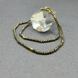 PYRITE BEADED NECKLACE