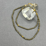 PYRITE BEADED NECKLACE