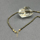 PYRITE BEADED NECKLACE