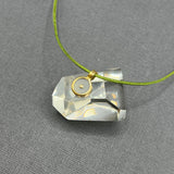 GREY MOONSTONE SUN PENDANT