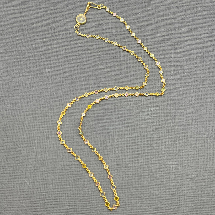 MULTI GEMSTONE PRINCESS NECKLACE