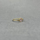 PINK TOURMALINE AND DIAMOND RING