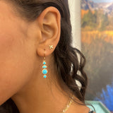 TURQUOISE SHAPE EARRINGS