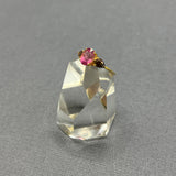 PINK TOURMALINE AND DIAMONDS RING