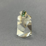 TEAL TOURMALINE AND MOONSTONES RING