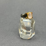 MORGANITE AND TOURMALINE RING