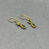 GREEN TOURMALINE DROP EARRINGS