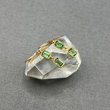 GREEN TOURMALINE DROP EARRINGS