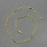 MULTI COLOR SAPPHIRE LINK NECKLACE