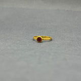 PINK TOURMALINE TEXTURED RING